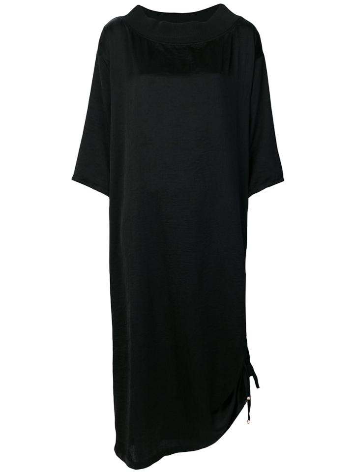 Marc Ellis Long Flared Dress - Black