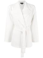 Theory Belted Fitted Jacket - White