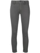 J Brand Anja Mid Rise Jeans - Grey