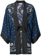 Red Valentino Floral Kimono Jacket - Blue