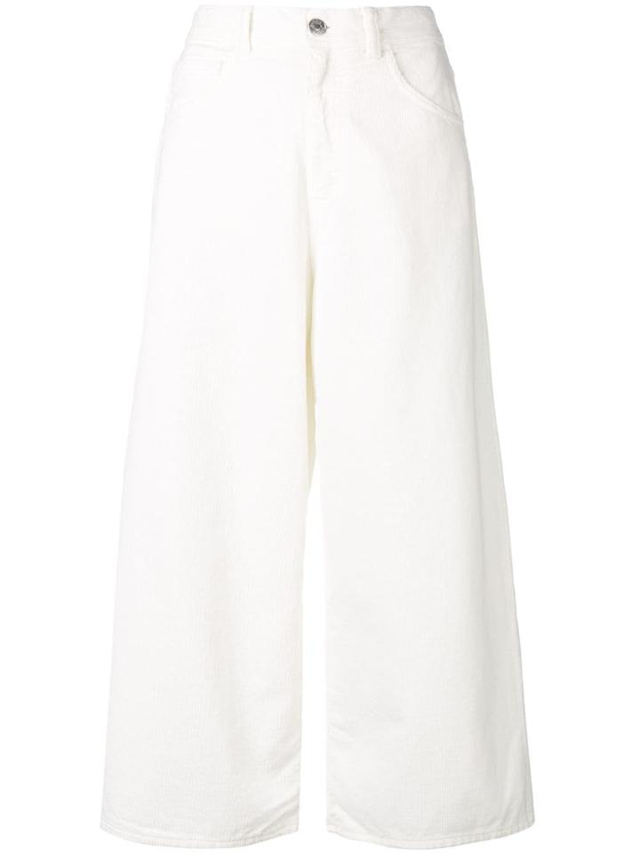 Haikure Wide Leg Trousers - White