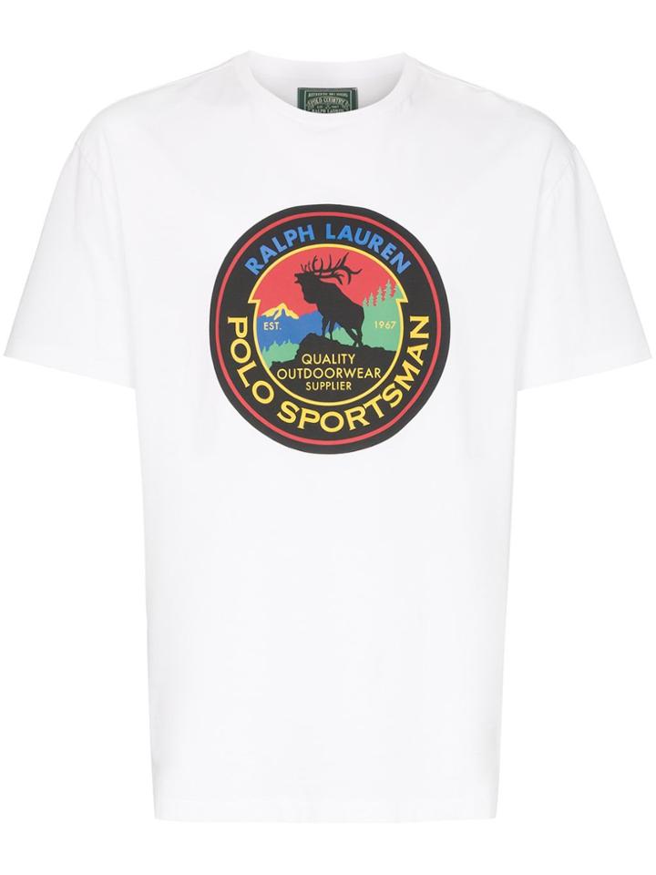 Polo Ralph Lauren Crest Logo Print T-shirt - White