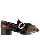 Prada Buckled Loafers - Brown