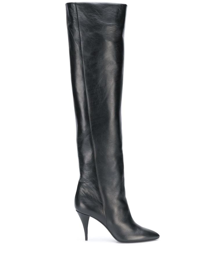 Saint Laurent Kiki 110mm Knee-length Boots - Black