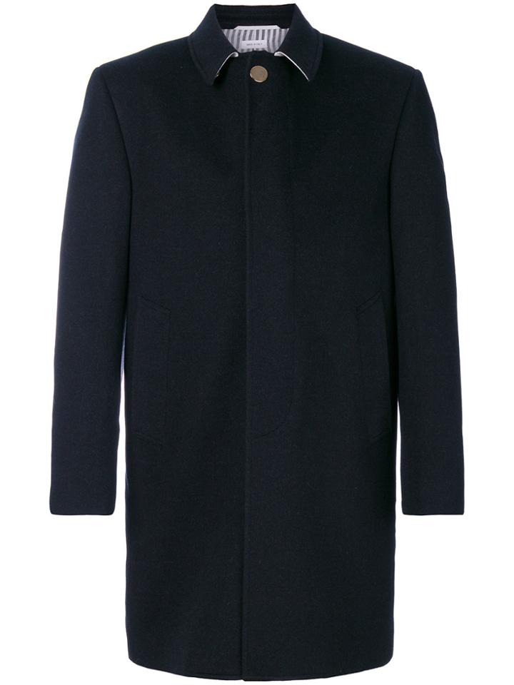 Thom Browne Single-brassed Coat - Blue