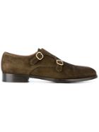 Doucal's Classic Monk Shoes - Green