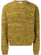 Msgm Chunky Knitted Sweater - Yellow