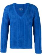 Simon Miller V-neck Knitted Sweater - Blue