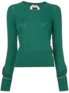 No21 Frill Style Jumper - Green