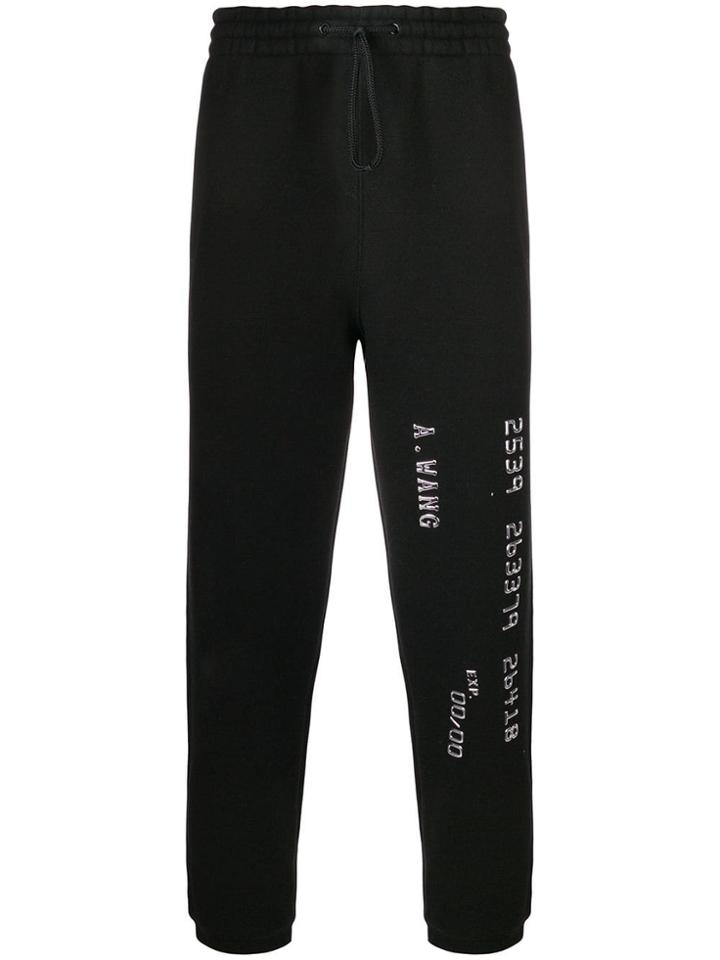 Alexander Wang Elasticated Track Trousers - Black