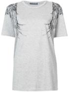 Alexander Mcqueen Wing Print T-shirt - Grey