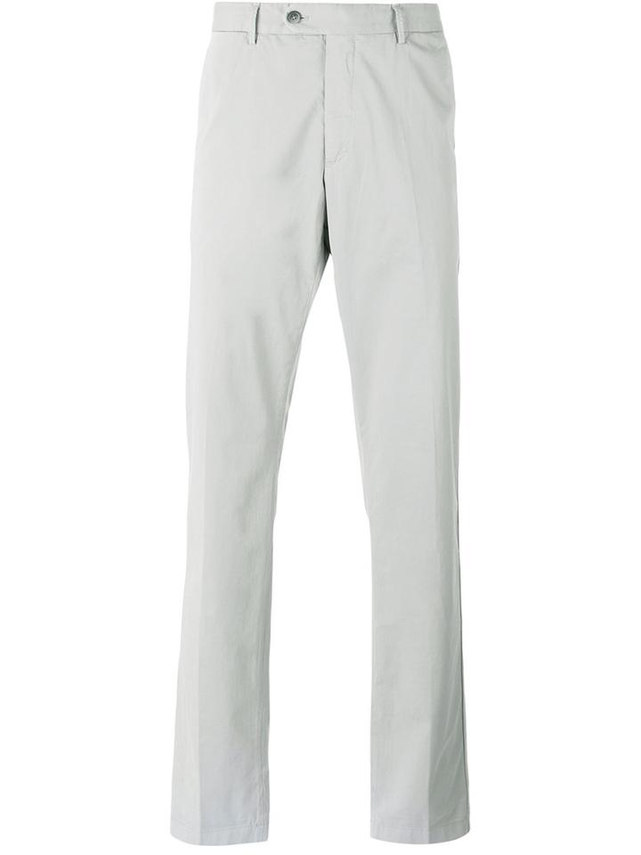 Hackett - Regular Chinos - Men - Cotton/spandex/elastane - 32, Grey, Cotton/spandex/elastane