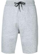Zanerobe Zipped Pocket Track Shorts, Men's, Size: 38, Grey, Polyester/cotton