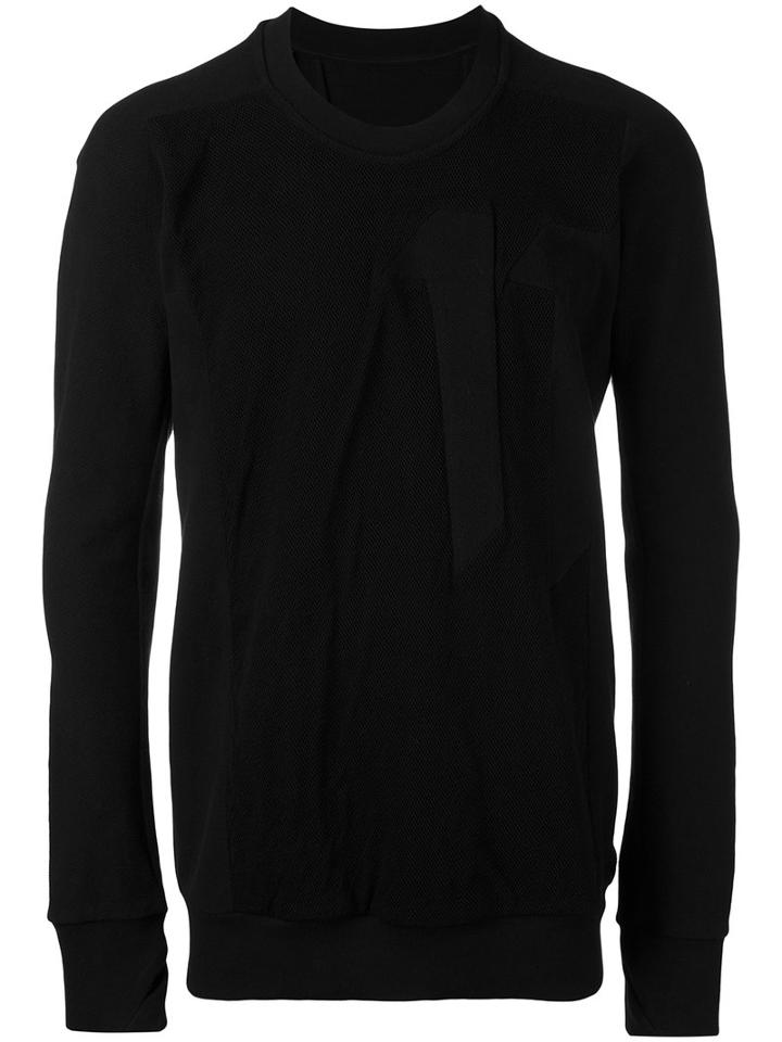 11 By Boris Bidjan Saberi - Crew Neck Top - Men - Cotton - Xl, Black, Cotton