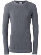 S.n.s. Herning Carbon Crew Neck Jumper, Men's, Size: Large, Grey, Cotton/spandex/elastane