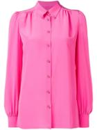 Emilio Pucci Pink Silk Button-down Shirt