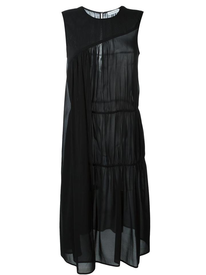 Christian Wijnants 'derra' Semi Sheer Pleated Dress
