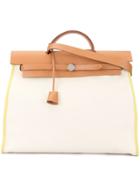 Hermès Vintage Her Bag Zip Mm 2way Hand Bag - Neutrals