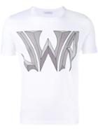 J.w.anderson Logo Print T-shirt, Women's, Size: Medium, White, Cotton