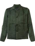 Craig Green Drawstring Detail Shirt Jacket, Men's, Size: Medium, Silk