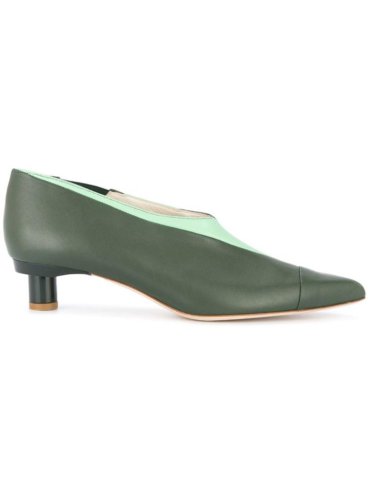 Tibi Jude Pumps - Green
