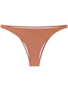 Solid & Striped Brazilian Bikini Bottom - Neutrals