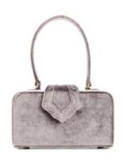Mehry Mu Velvet Box Bag - Grey