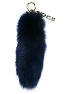 Moncler Rabbit Fur Bag Charm - Blue
