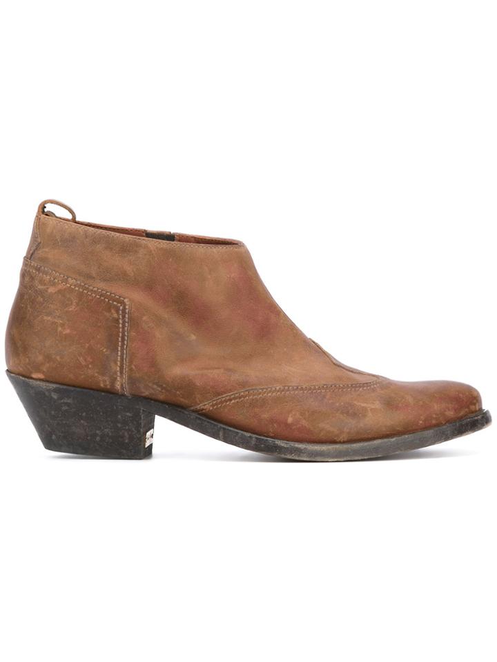 Golden Goose Deluxe Brand Western Boots - Brown