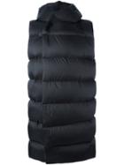 Rick Owens Sleeveless Padded Coat, Men's, Size: 50, Black, Polyamide/feather Down