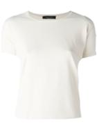 Roberto Collina Plain T-shirt, Women's, Size: Xs, Nude/neutrals, Polyester/viscose