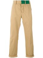 Sacai - Cuffed Trousers - Men - Cotton/cupro - 4, Brown, Cotton/cupro