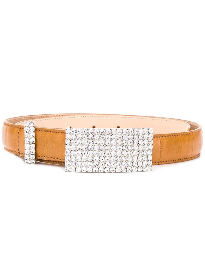 Alessandra Rich Faba Belt - Neutrals