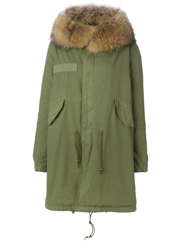 Mr & Mrs Italy Rabbit And Raccoon Fur Lined Parka