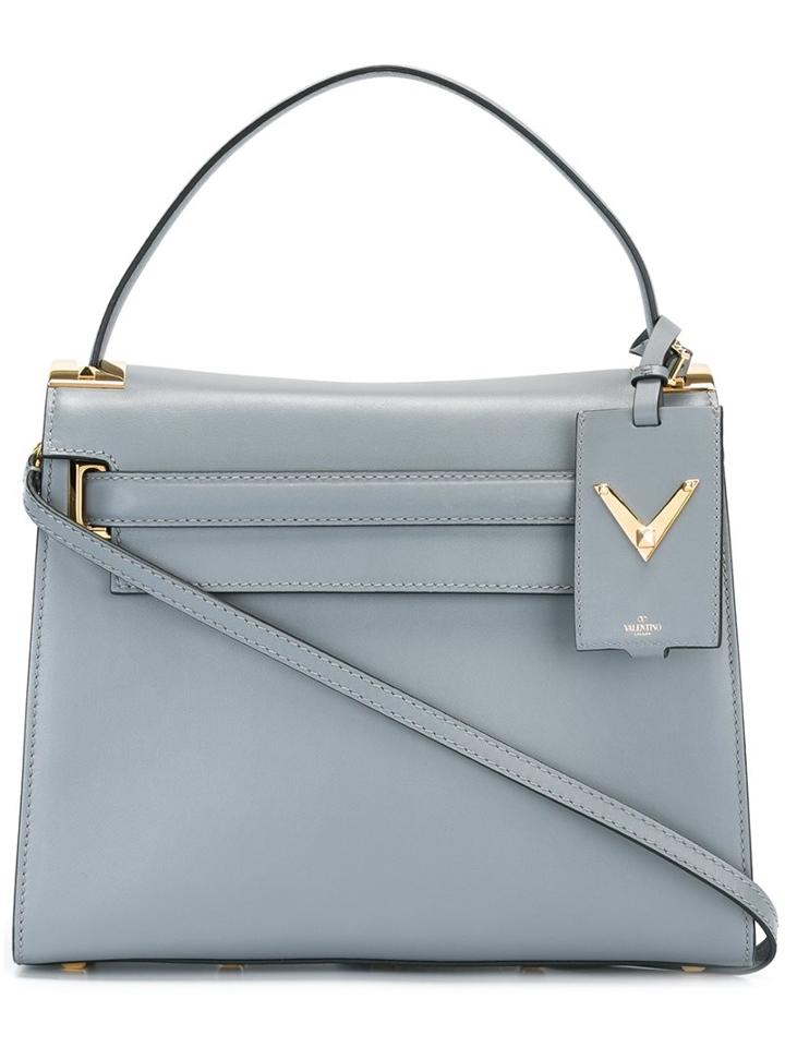 Valentino 'my Rockstud' Tote, Women's, Grey