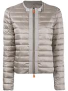Save The Duck Zipped Padded Jacket, Women's, Size: 3, Nude/neutrals, Polyester/nylon