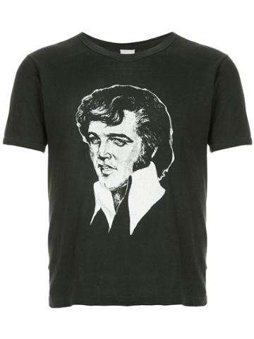 Fake Alpha Vintage 1970's Elvis Presley T-shirt - Black