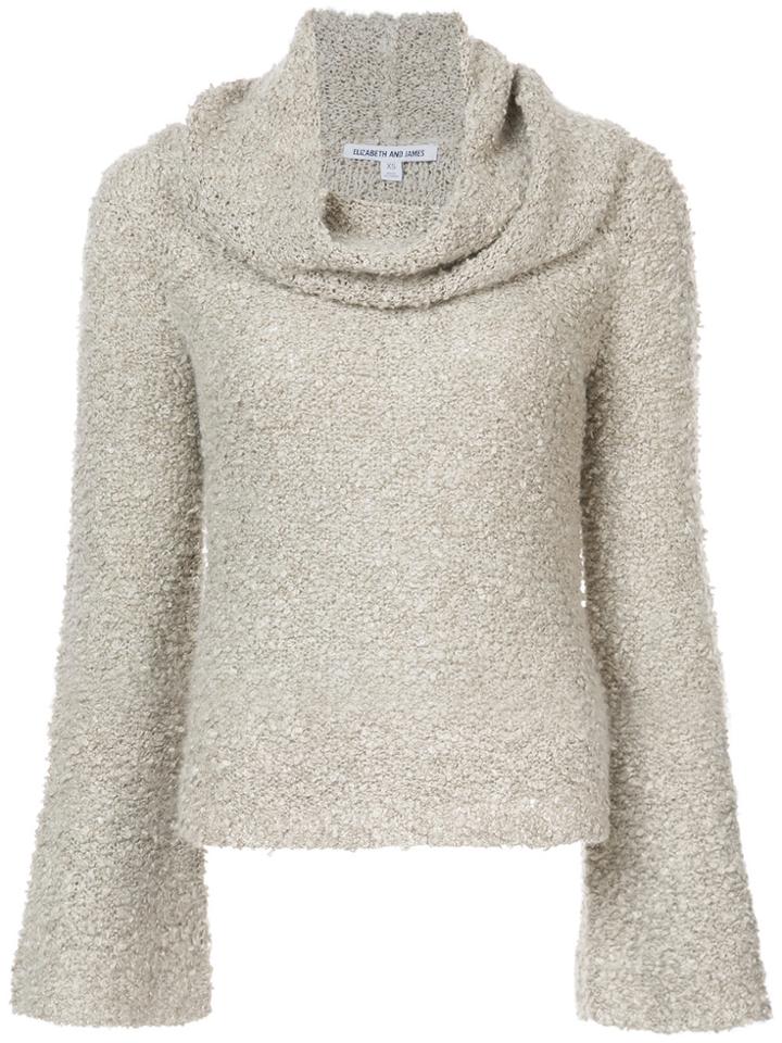 Elizabeth And James Classic Knitted Sweater - Nude & Neutrals