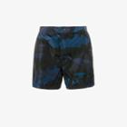 Valentino Camo-print Swimming Trunks, Men's, Size: 46, Blue, Polyamide/polyester
