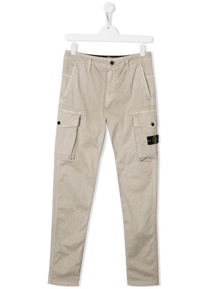 Stone Island Junior Cargo Trousers - Neutrals