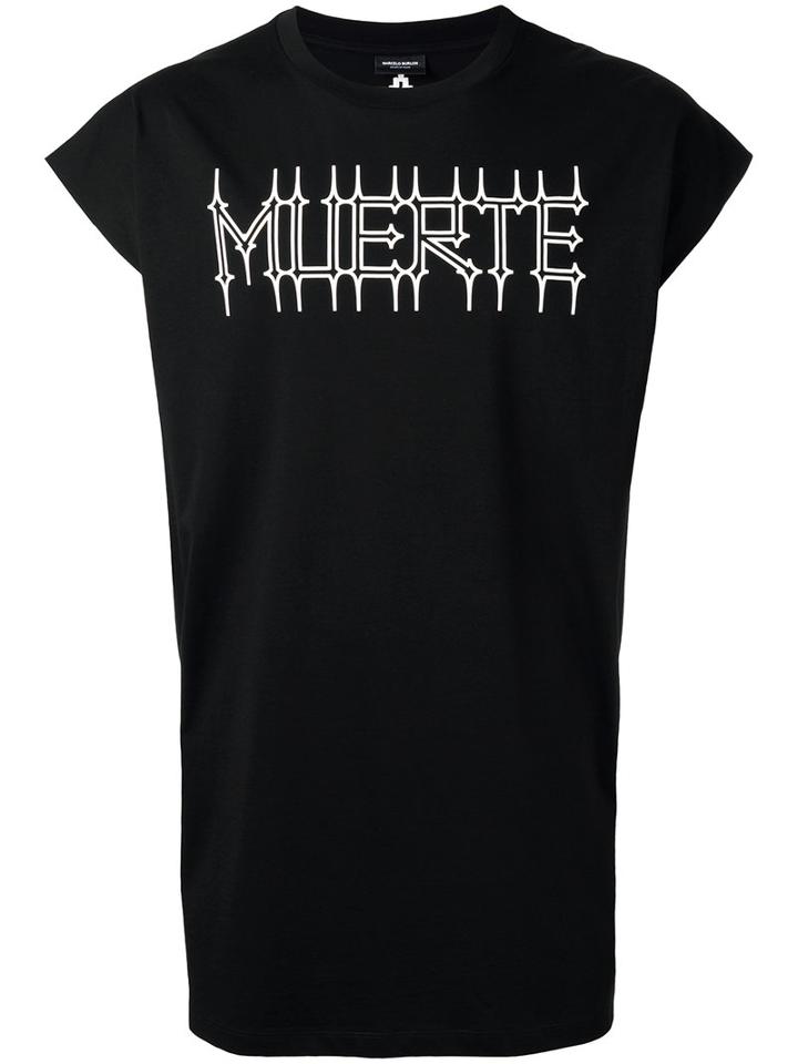 Marcelo Burlon County Of Milan - Printed T-shirt - Men - Cotton/polyester - L, Black, Cotton/polyester
