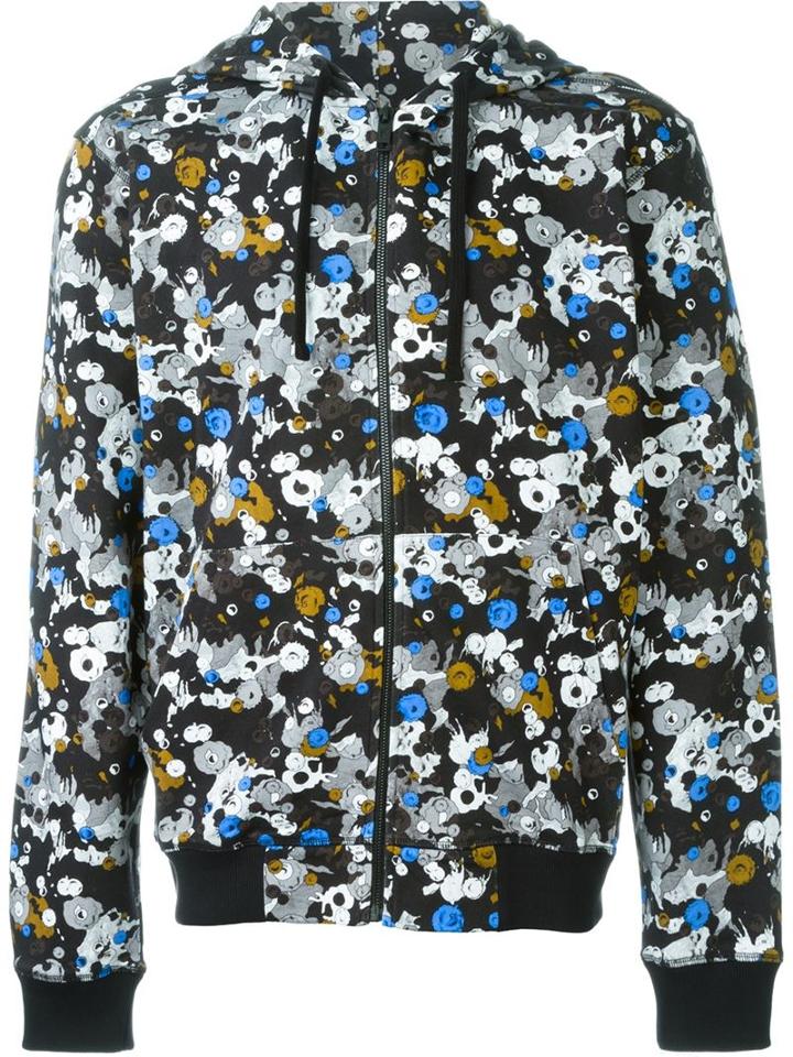 Kenzo Moonmap Hoodie, Men's, Size: Xs, Black, Cotton