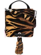 Kenzo 'sailor' Tote, Women's, Brown, Calf Hair/leather