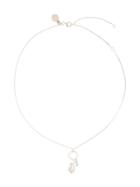 Karen Walker Acorn And Leaf Loop Necklace - Silver