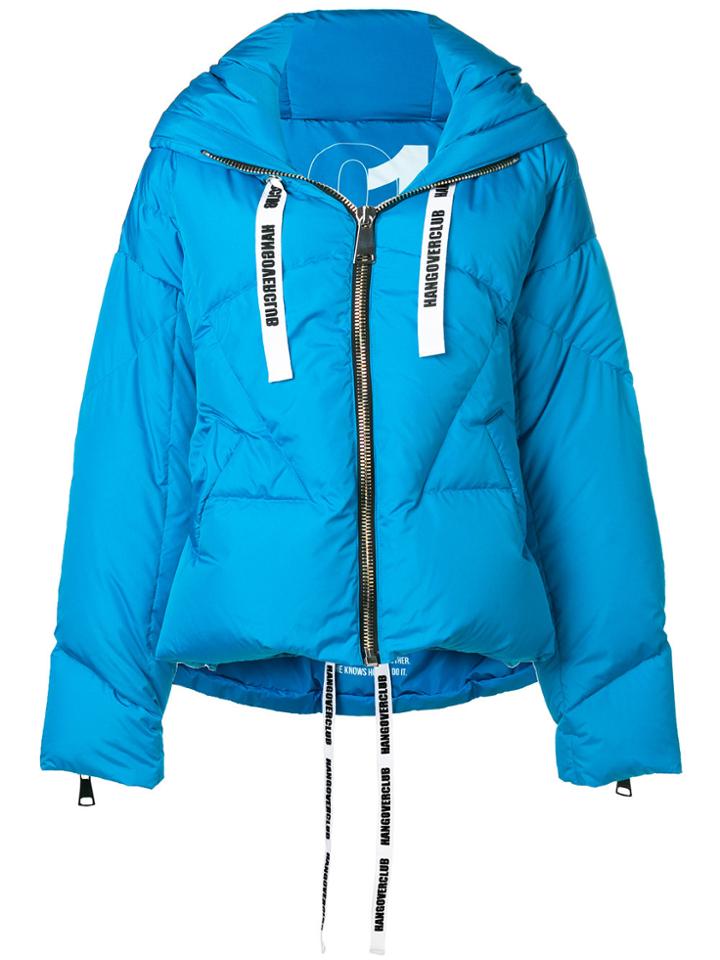 Khrisjoy Hooded Puffer Jacket - Blue