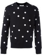 Ami Alexandre Mattiussi Dots Embroidery Sweatshirt - Black