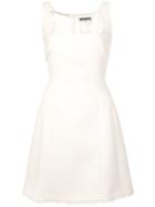 Alexa Chung Square-neck Short Dress - White