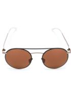 Mykita 'roald' Sunglasses, Adult Unisex, Grey, Stainless Steel/rubber