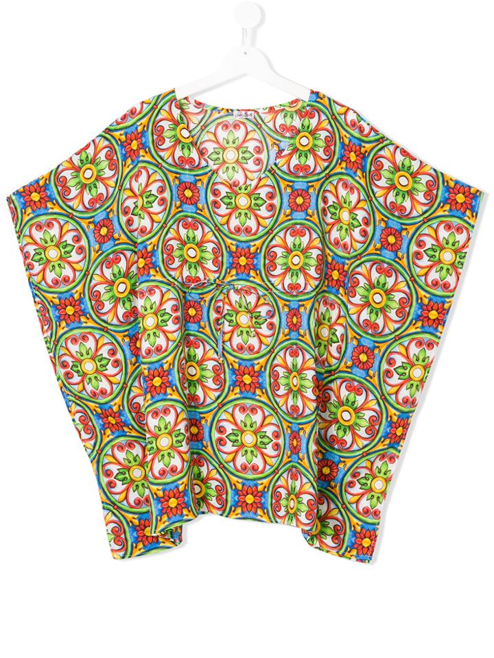 Mc2 Saint Barth Kids Teen Printed Tunic - Multicolour