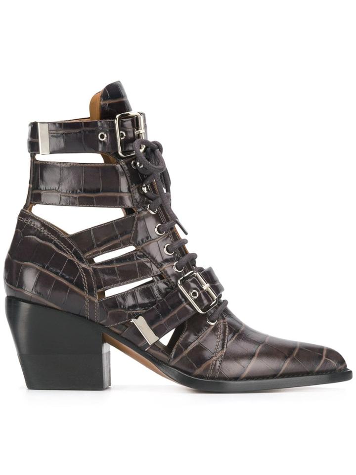 Chloé Rylee Boots - Brown